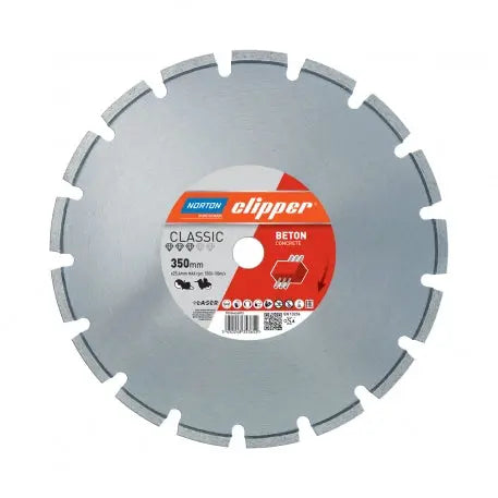 Norton Clipper Classic Beton Turbo Diamond Blade 350 MM
