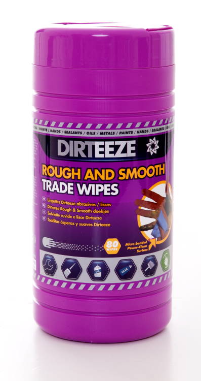 Dirteeze Rough and Smooth Purple Wipes