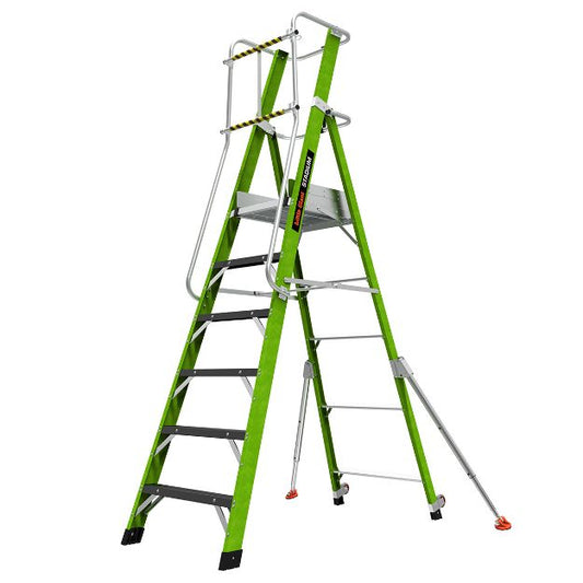 Podium Ladder Hire - 6 Step Little Giant (2.7 M Working Height)