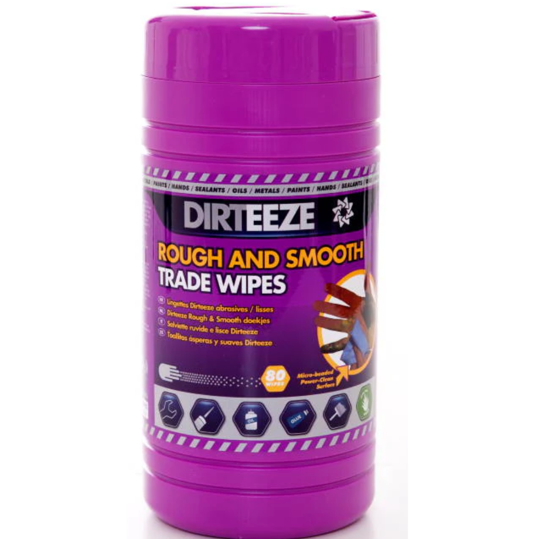 Dirteeze Rough and Smooth Purple Wipes