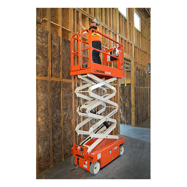 Scissor Lift Hire | Battery Powered 7.7 M Snorkel S3219