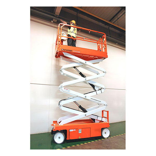 Scissor Lift Hire | Battery Powered 9.9 M Snorkel S3226E