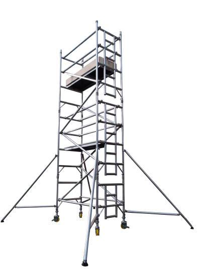 Mobile Scaffold Tower Hire | Single Width (2 M High Platform Height))