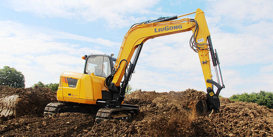 9 Ton Digger Hire  Excavator - Liugong